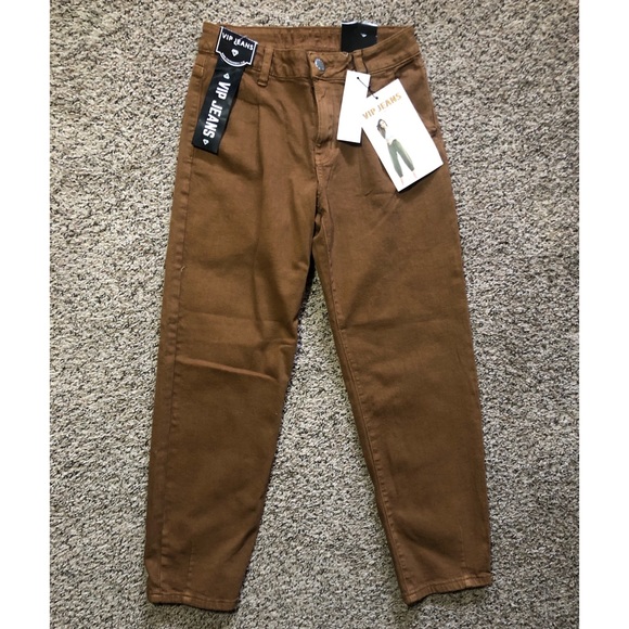 SOLD⭐️NWT⭐️ Brown Jeans ⭐️High Waist - Picture 1 of 4
